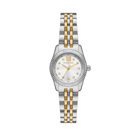 montre michael kors femme bicolore|michael kors automatic women's watches.